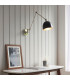 Lehal Dome Adjustable Arm Wall Lamp Polished Nickel Plate-4