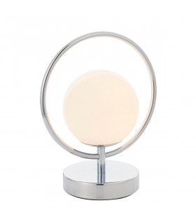 Orb Complete Table Lamp Chrome Plate