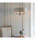 Highclere Single Shade Pendant Light Brushed Chrome Plate-2