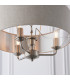 Highclere Single Shade Pendant Light Brushed Chrome Plate-4