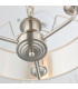 Highclere Single Shade Pendant Light Brushed Chrome Plate-6