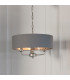 Highclere Cylindrical Pendant Light Bright Nickel Plate-1
