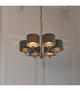 Highclere Pendant Light Bright Nickel Plate-1