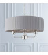 Highclere Single Shade Pendant Light Bright Nickel Plate-3