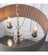 Highclere Single Shade Pendant Light Bright Nickel Plate-5