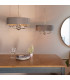 Highclere Single Shade Pendant Light Bright Nickel Plate-2