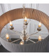 Highclere Single Shade Pendant Light Bright Nickel Plate-5