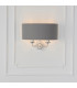 Highclere Shade Wall Lamp Bright Nickel Plate-1