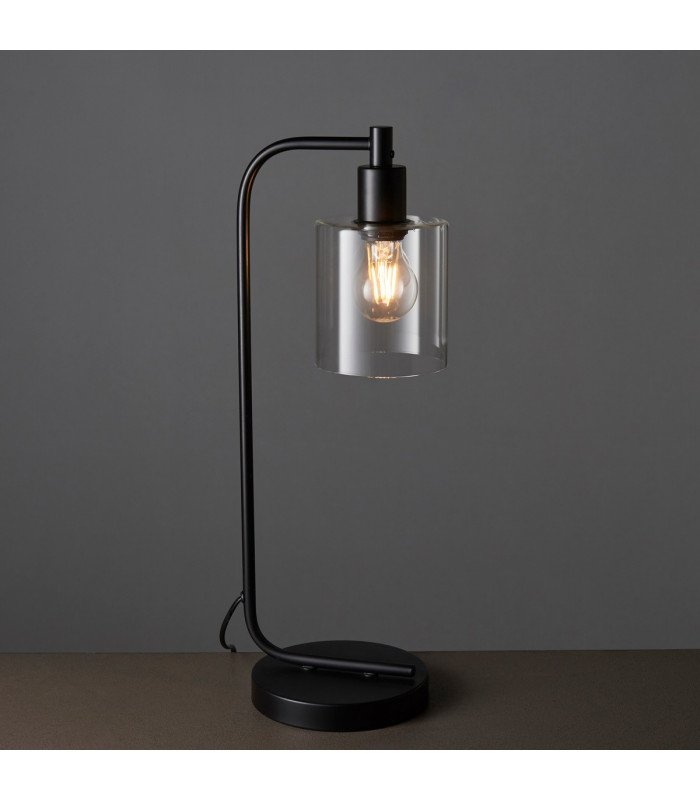 Toledo Complete Table Lamp Matt Black-4