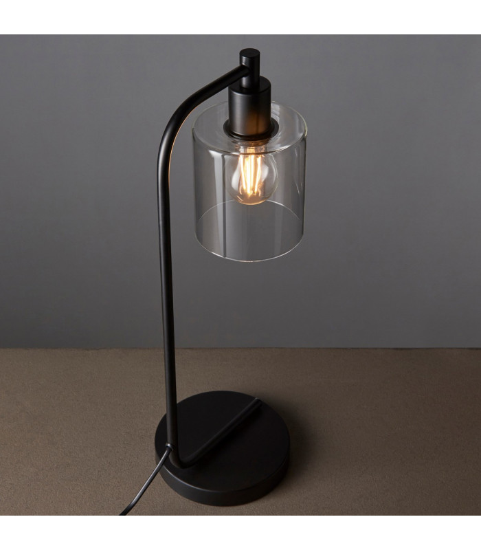 Toledo Complete Table Lamp Matt Black-5