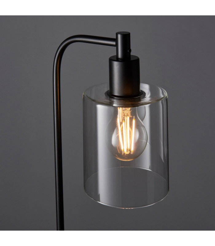 Toledo Complete Table Lamp Matt Black-6