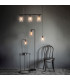 Toledo Single Pendant Light Matt Black-6