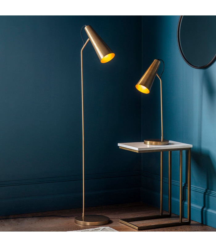 Karna Task Table Lamp Antique Brass-2