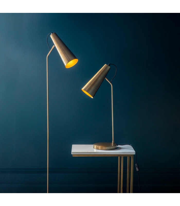 Karna Task Table Lamp Antique Brass-3