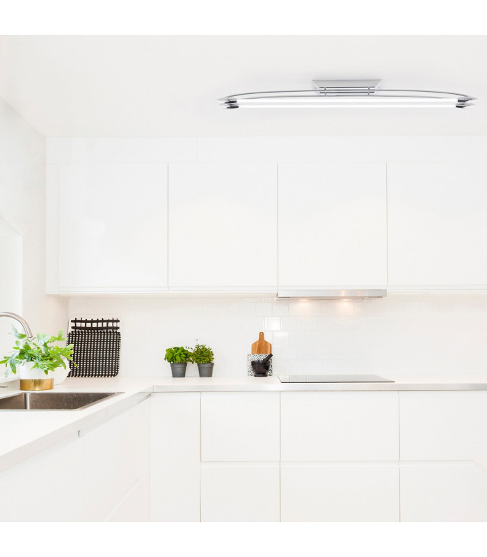 Harper LED Linear Batten Polished Chrome Cool White Light-1
