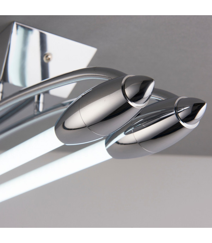 Harper LED Linear Batten Polished Chrome Cool White Light-2
