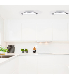 Harper LED Linear Batten Polished Chrome Cool White Light-1