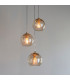 Dimple Modern Cluster 3 Light Pendant Brushed Brass-2