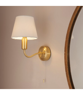 Conway Classic Wall Lamp Satin Brass-1