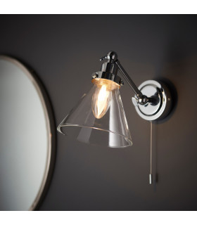 Faraday Bathroom Adjustable Dome Wall Light-1