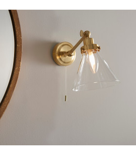 Faraday Bathroom Adjustable Dome Wall Light-1