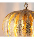 Delphine Decorative Gold Layered Leaf Ceiling Pendant Light-5