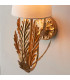 Delphine Decorative Gold Layered Leaf Wall Lamp-6