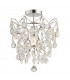 Alisona Elegant Decorative Bathroom Semi Flush Chandelier Chrome Plated