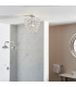 Alisona Elegant Decorative Bathroom Semi Flush Chandelier Chrome Plated-3