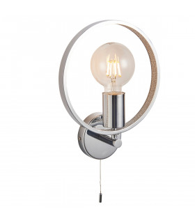 Merola Contemporary Designer Crystal LED Wall Light Chrome