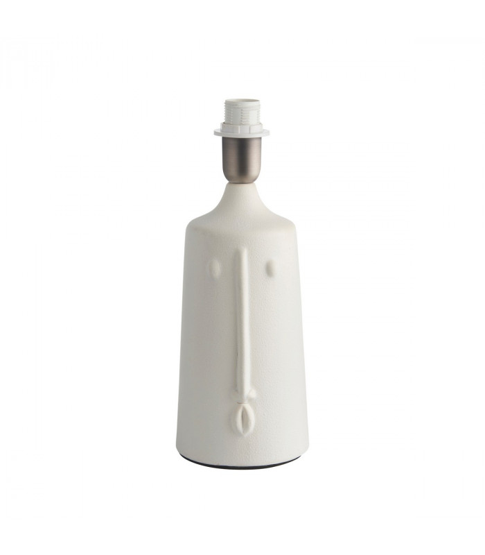 Mr Matt white Ceramic Table Lamp Base Only