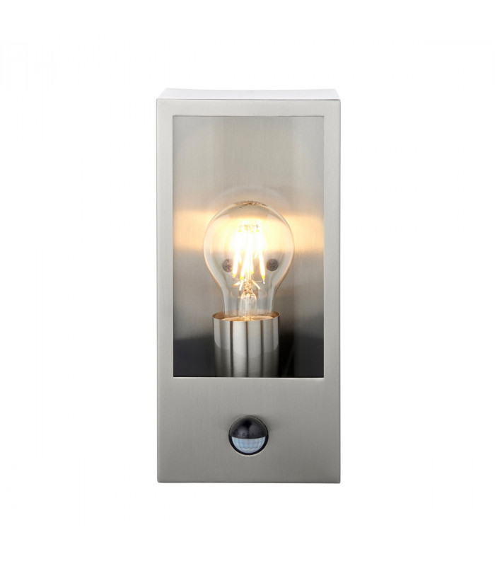 Oxford Timeless Classic Wall Lantern Brushed Stainless Steel-5
