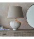 Mrs Matt white Ceramic Table Lamp Base Only-2