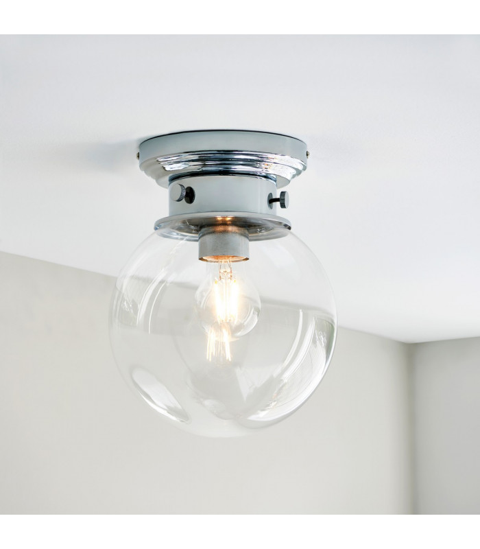 Cheswick Semi Flush Ceiling Light Chrome-3