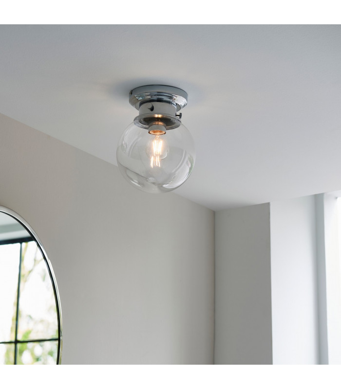 Cheswick Semi Flush Ceiling Light Chrome-4