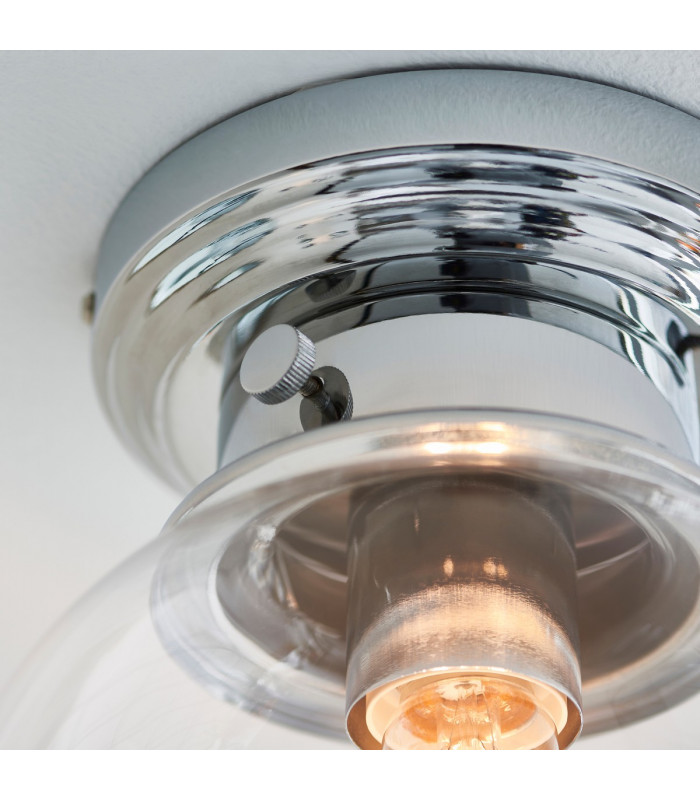 Cheswick Semi Flush Ceiling Light Chrome-6