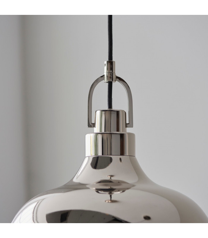 Crofton Dome Ceiling Pendant Light Polished Nickel-5