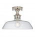 Barford Semi Flush Ceiling Pendant Light Polished Nickel