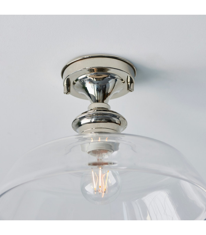 Barford Semi Flush Ceiling Pendant Light Polished Nickel-5