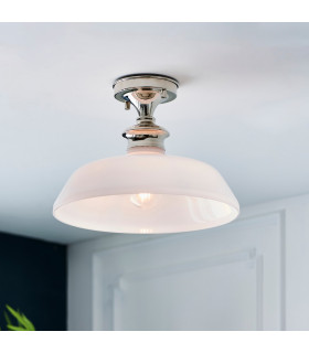 Barford Semi Flush Ceiling Pendant Light Polished Nickel-1