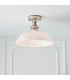 Barford Semi Flush Ceiling Pendant Light Polished Nickel-3