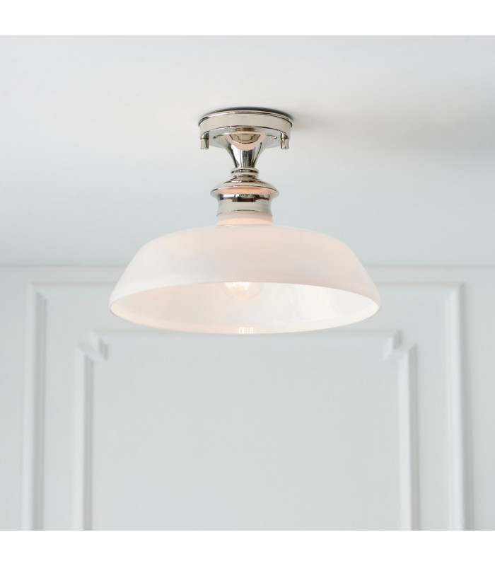 Barford Semi Flush Ceiling Pendant Light Polished Nickel-3