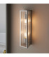 Newham Outdoor Contemporary 2 Light Wall Lamp Chrome-1