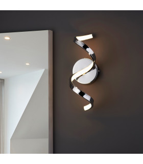 Astral Modern Integrated LED Bathroom Wall Light Chrome-1