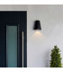 Helm Modern Outdoor Integrated LED Down Wall Light Textured Black Finish-4