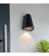 Helm Modern Outdoor Integrated LED Down Wall Light Textured Black Finish-6