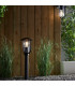 Quinn Classic Outdoor Floor Post Bollard Textured Black-2