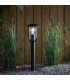 Quinn Classic Outdoor Floor Post Bollard Textured Black-4