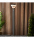 Modern Solar Powered Dimmable LED Tall Bollard Lamp Brushed Stainless Steel-3