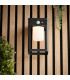 Hallam Modern Solar Powered Dimmable LED Wall Lamp Textured Black-4
